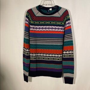 H&M DIVIDED MENS CREWNECK GRANDPA SWEATER WOOL MEDIUM